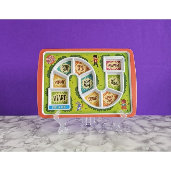 All Fun And Games Kid's Dinner Winner Plates/Fred and Friends Plastic Plate - Picture 1 of 9